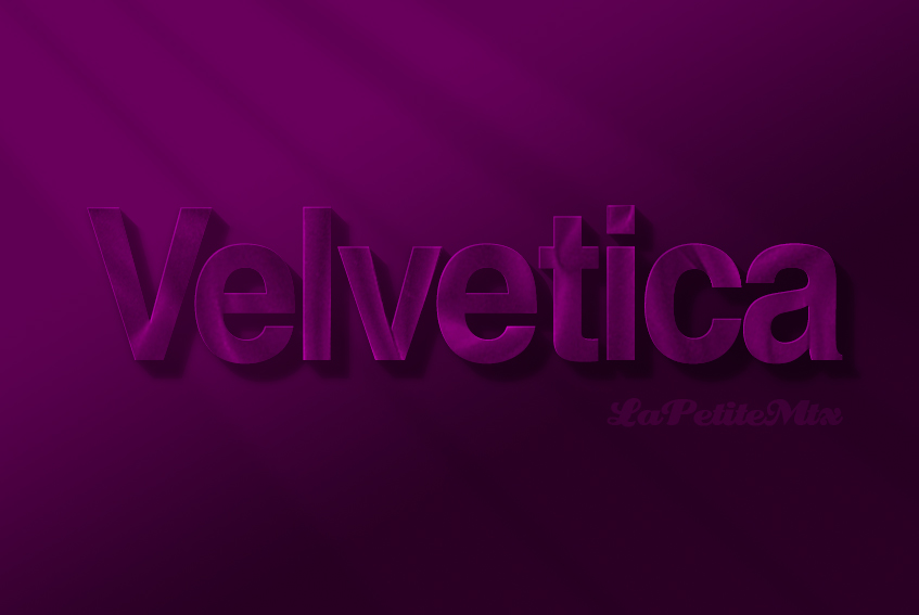 Velvetica by La Petite Mtx 