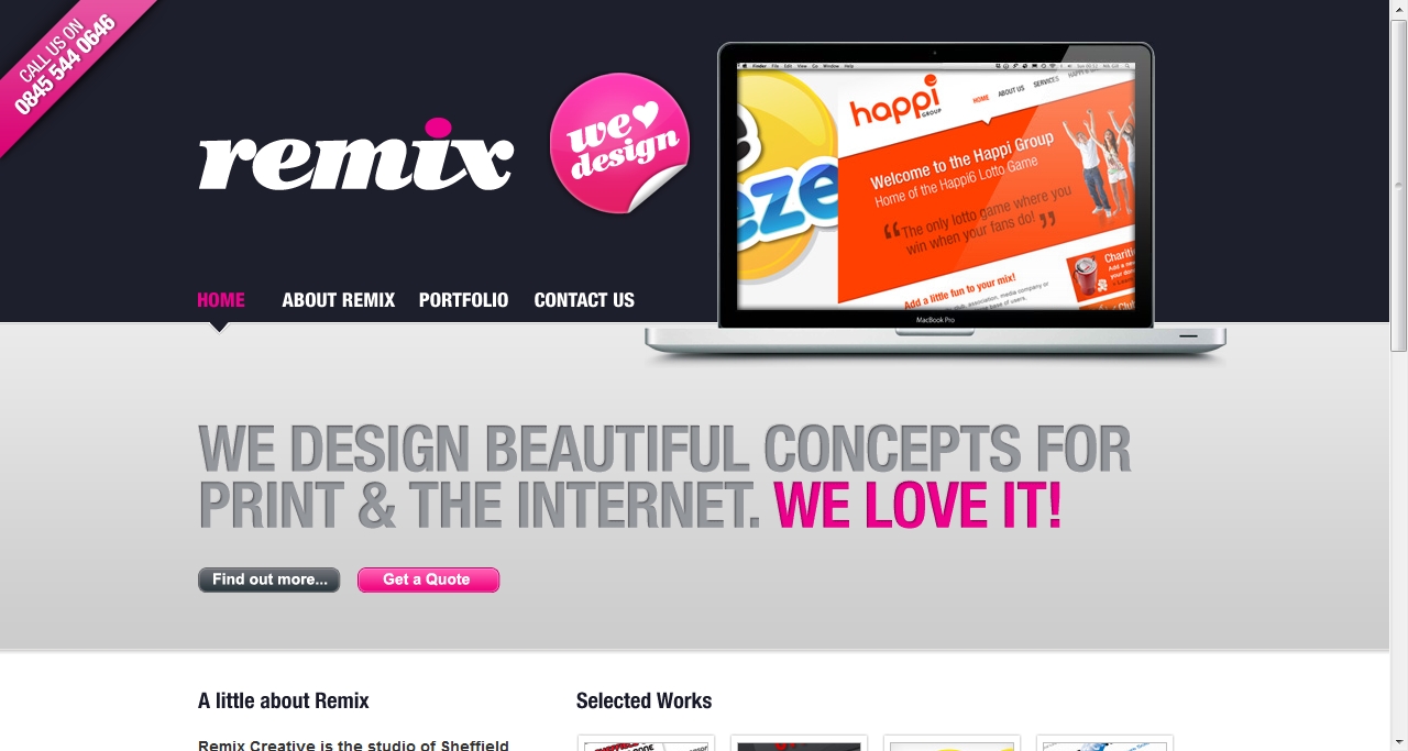 Visit Remix Creative's website
