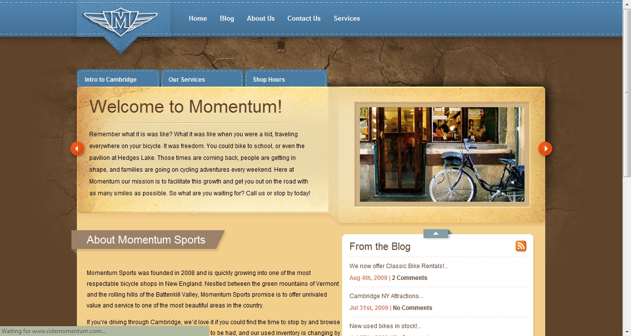 Visit Momentum's website