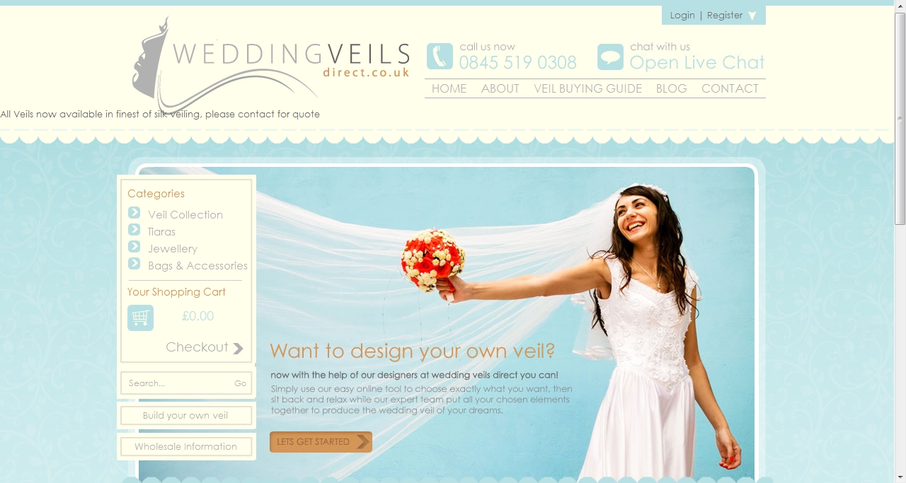 Visit Wedding Veil's Direct's website