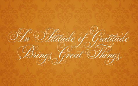 Gratitude Thanksgiving Wallpaper 2012