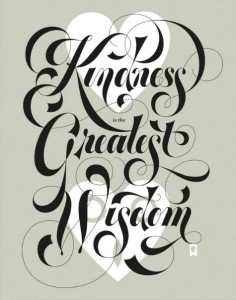 Kindness by Jessica Hische