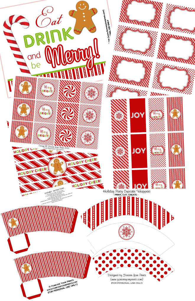 Free-Holiday- Party Printables
