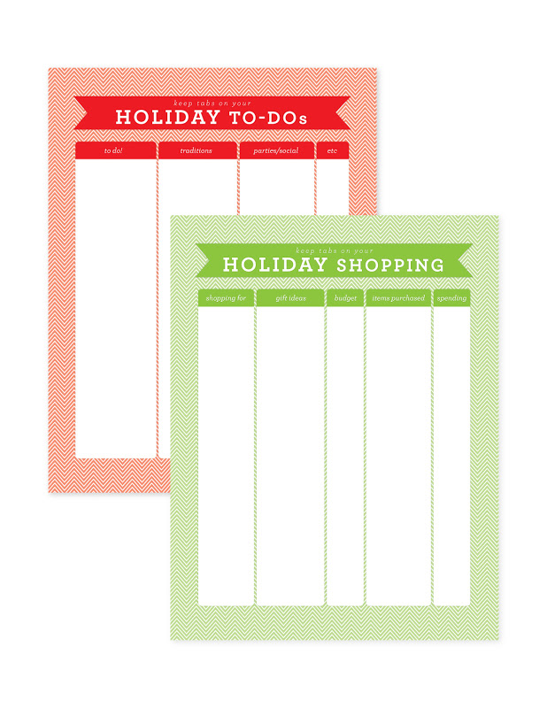 Holiday Shopping List Download