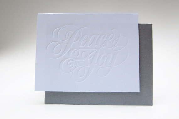 Peace & Joy by Brown Dog Paper