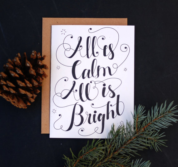 All is Calm All is Bright by Print Print Press