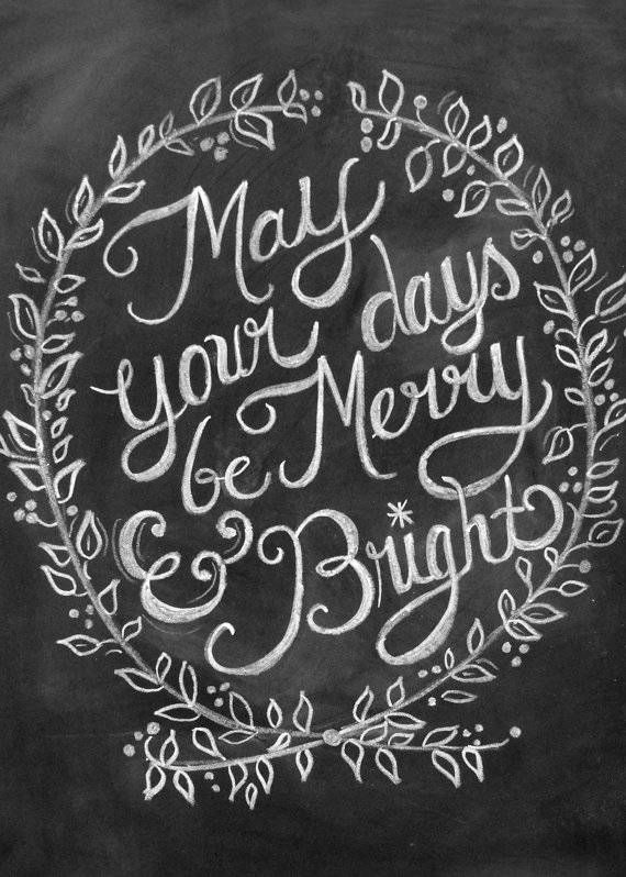 May Your Days Be Merry & Bright by Lily & Val