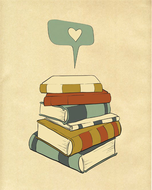 Books Print by Parada Creations