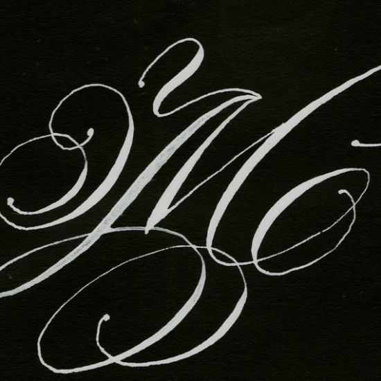 Lovely M Lettering vs Calligraphy