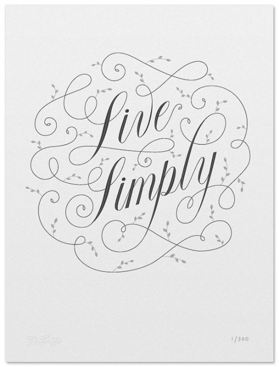 Live Simply - 55his