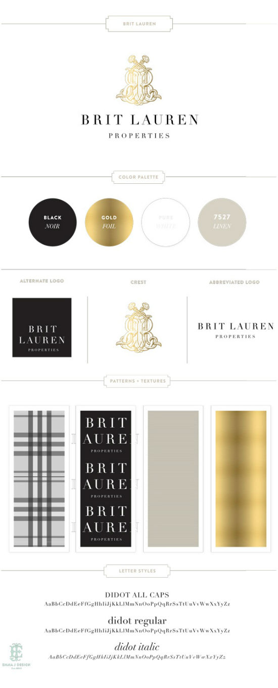 Brit Lauren Branding by Emily McCarthy