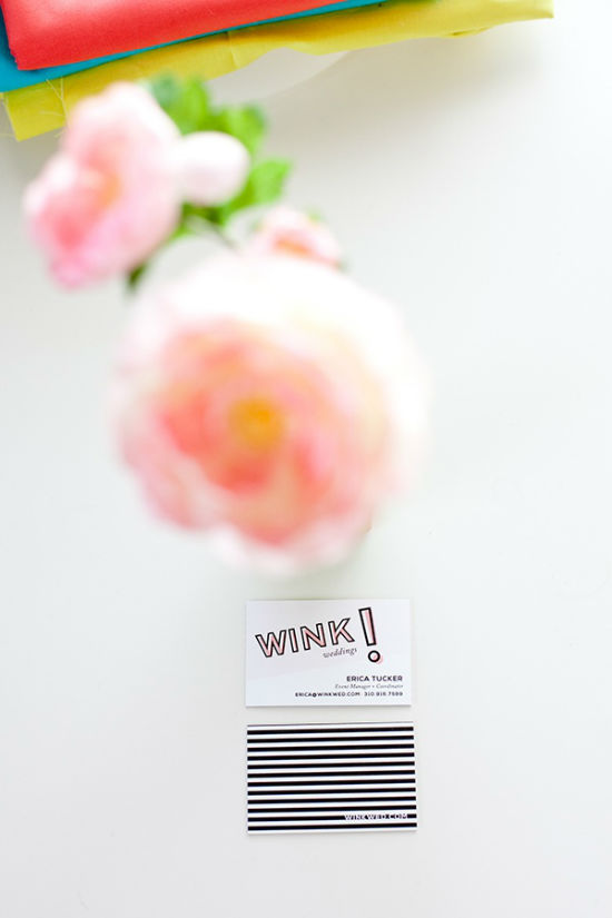 WINK! Weddings Branding by Joanna Waterfall