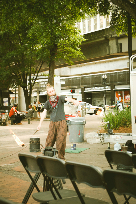 Street Performer - Hemming Plaza