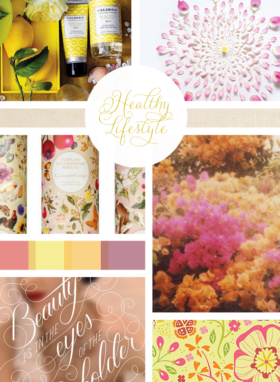 Spring-Inspired Healthy Moodboard