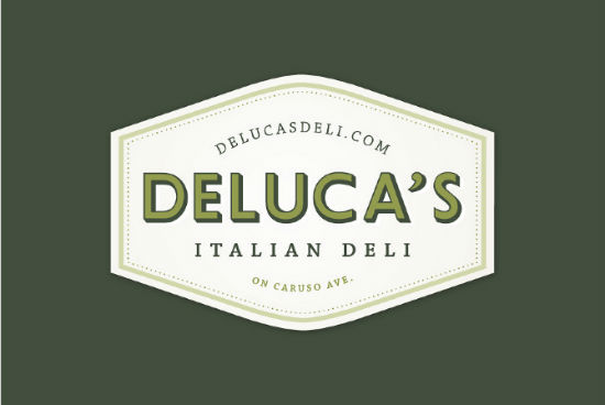 Deluca's Logo - Project M+ Design