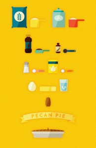 Pecan Pie Illustration - Andrea Nguyen