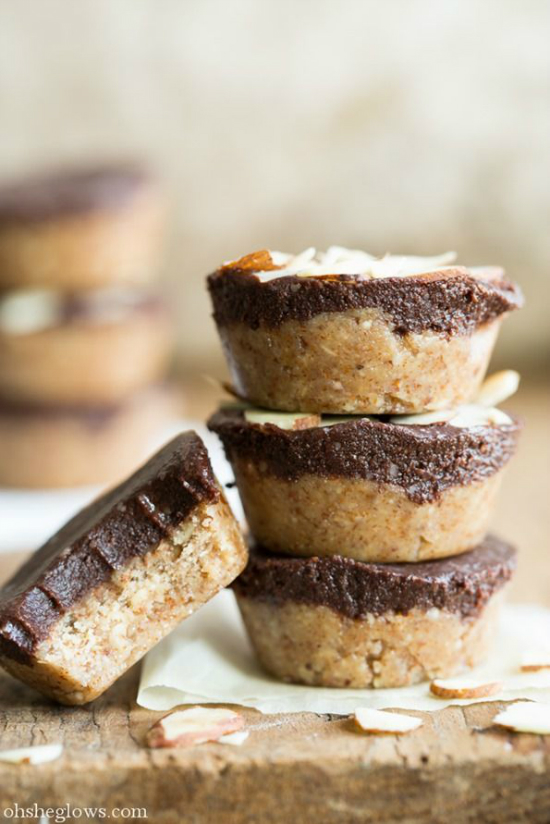 Raw Almond Butter Cups - Oh She Glows
