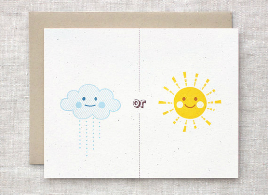 Rain or Shine Anniversary Card - Happy Dappy Bits