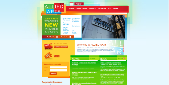  Allied Arts - Spring Inspired Websites