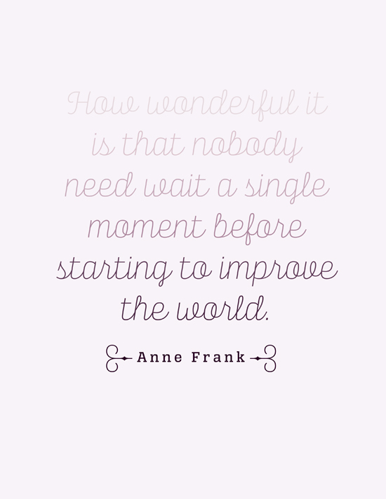 Anne Frank Quote - Alianza