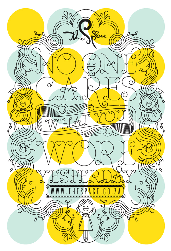  No One Cares What You Wore Yesterday - Typography Served