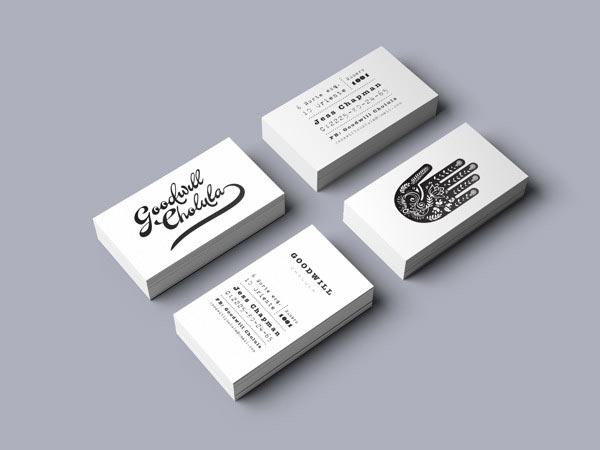 Goodwill Business Cards by Diego Leyva - We And The Color