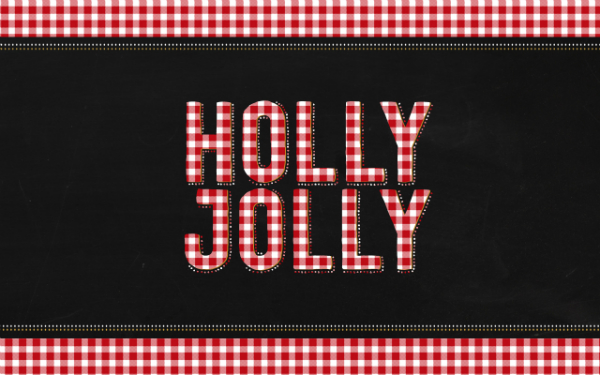 Holly Jolly December Wallpaper