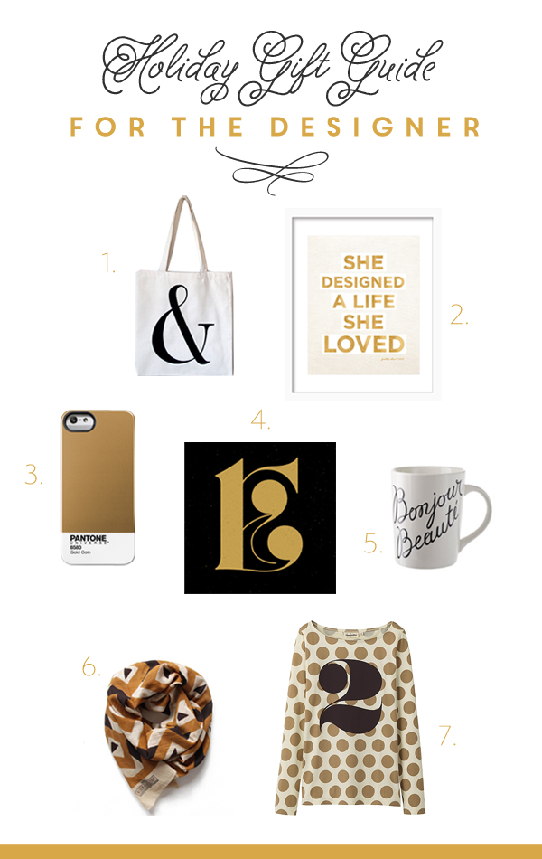 Holiday Gift Guide for the Designer