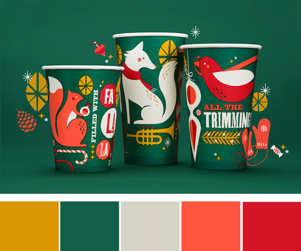 Panera Holiday Color Palette