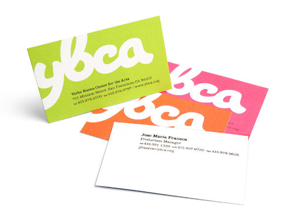 Yerba Center for the Arts Business Cards - Card Nerd