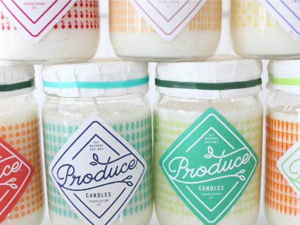 Produce Candles - Design Work Life