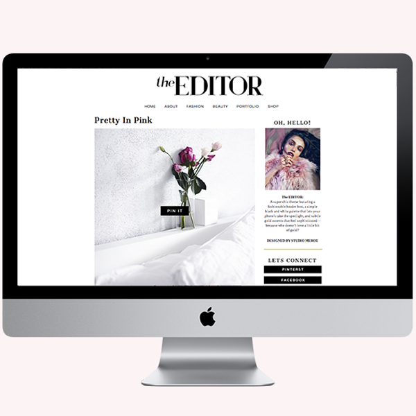 The Editor Blog Theme - Studio Meroe