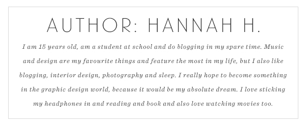 About the Author - Hannah H