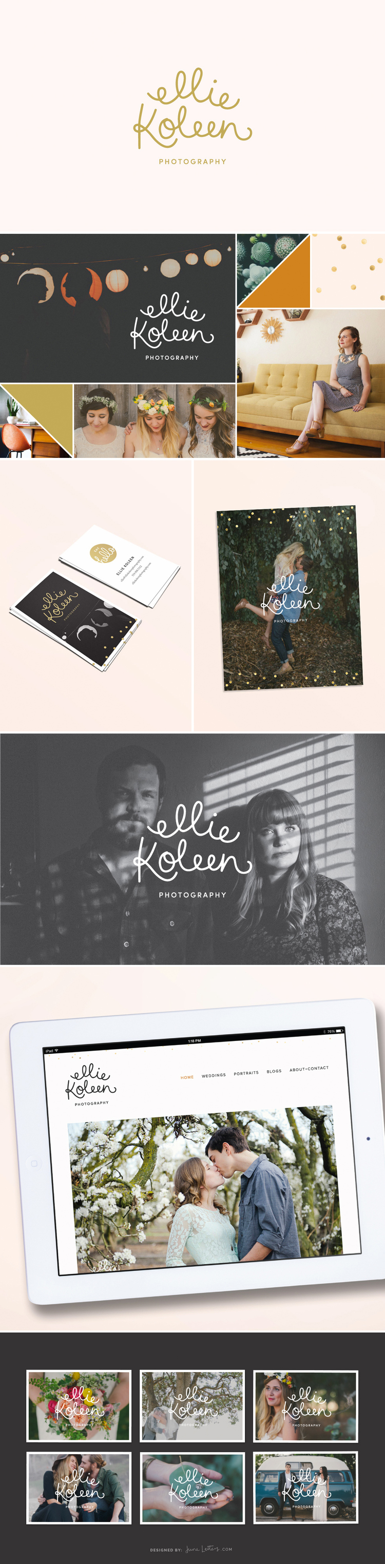 Ellie Koleen Photography Branding - June Letters