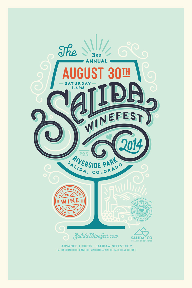 Salida Wine Festival Poster - Sunday Lounge