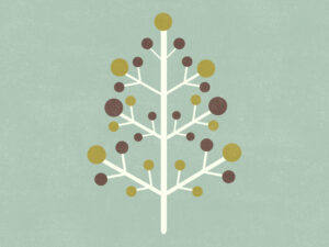 Holiday Tree Illustration