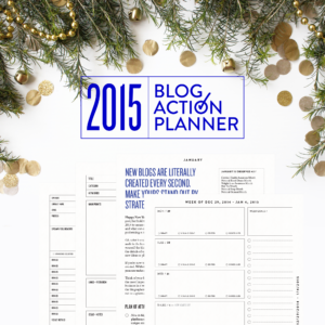 2015 Blog Action Planner