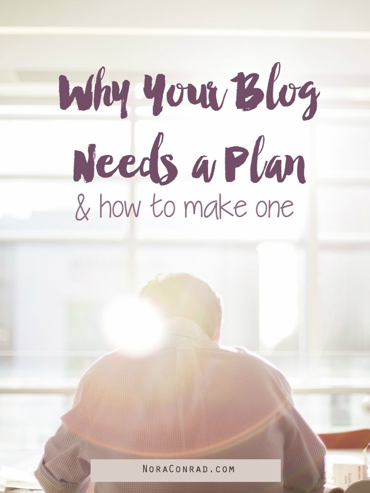 Why Your Blog Needs A Plan - Nora Conrad