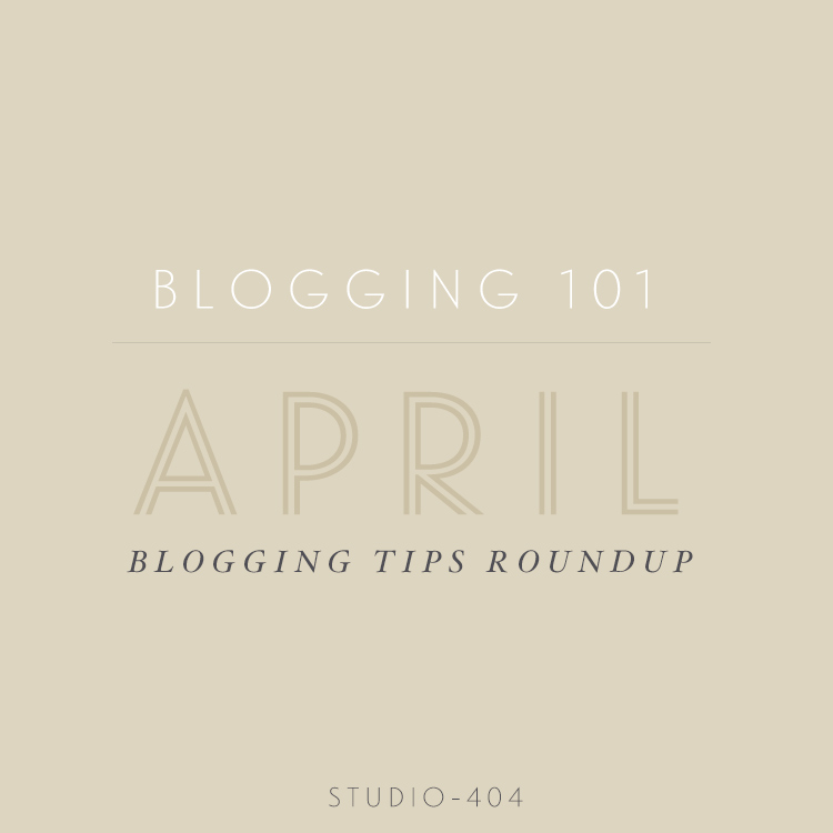 April Blogging Tips