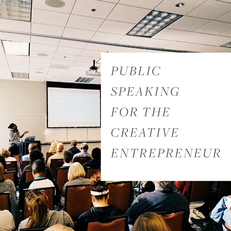 Public Speaking for the Creative Entrepeneur
