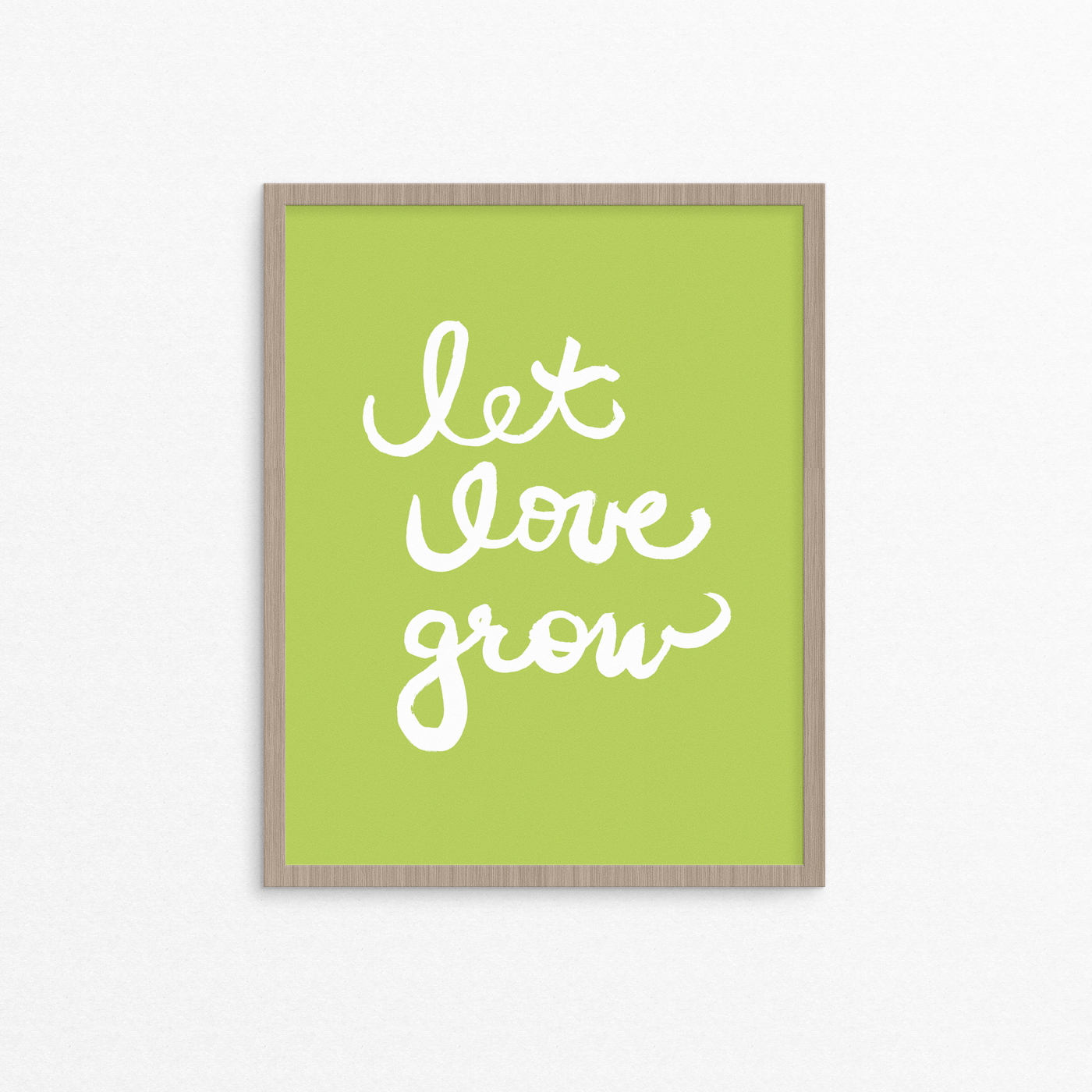 Let Love Grow Art Print - Studio 404 Paper