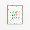 Oh Happy Day Polka Dot Print - Studio 404 Paper