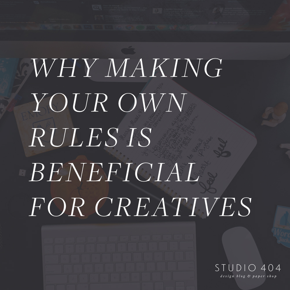 Making Your Own Rules - Studio 404