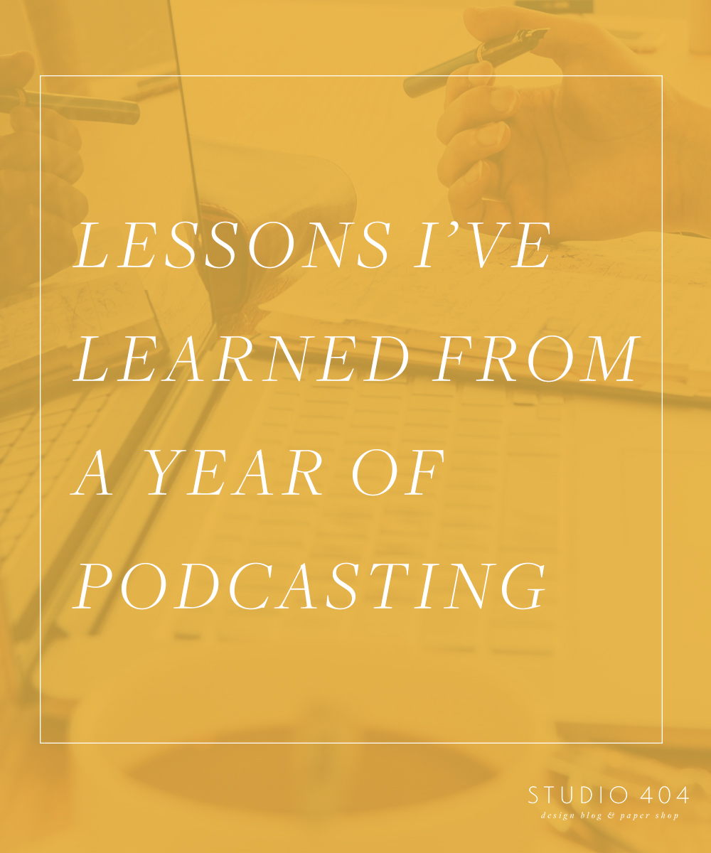 Lessons I've Learned from Podcasting - Studio 404 Blog